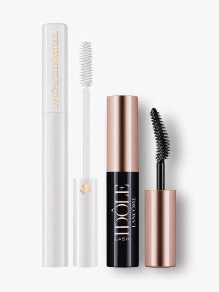 Lancôme Cils Booster XL Mascara Gift Set in branded components on a light gray background